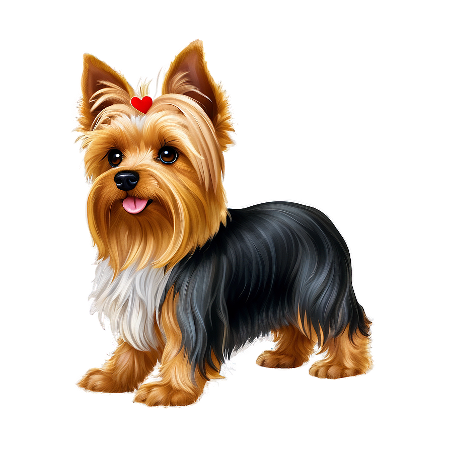 Cartoon Yorkie Png 06242024 PNG