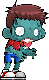 Cartoon Zombie Character PNG