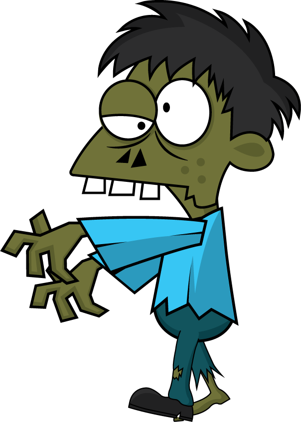 Cartoon Zombie Character PNG