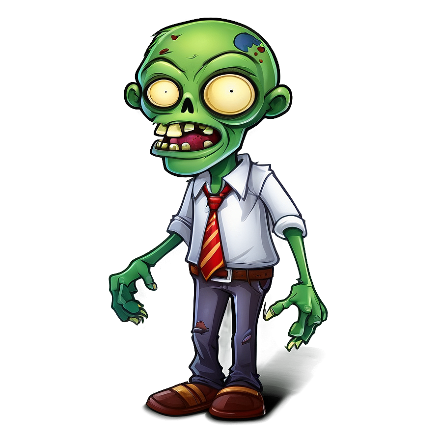 Cartoon Zombie Character Png 05032024 PNG