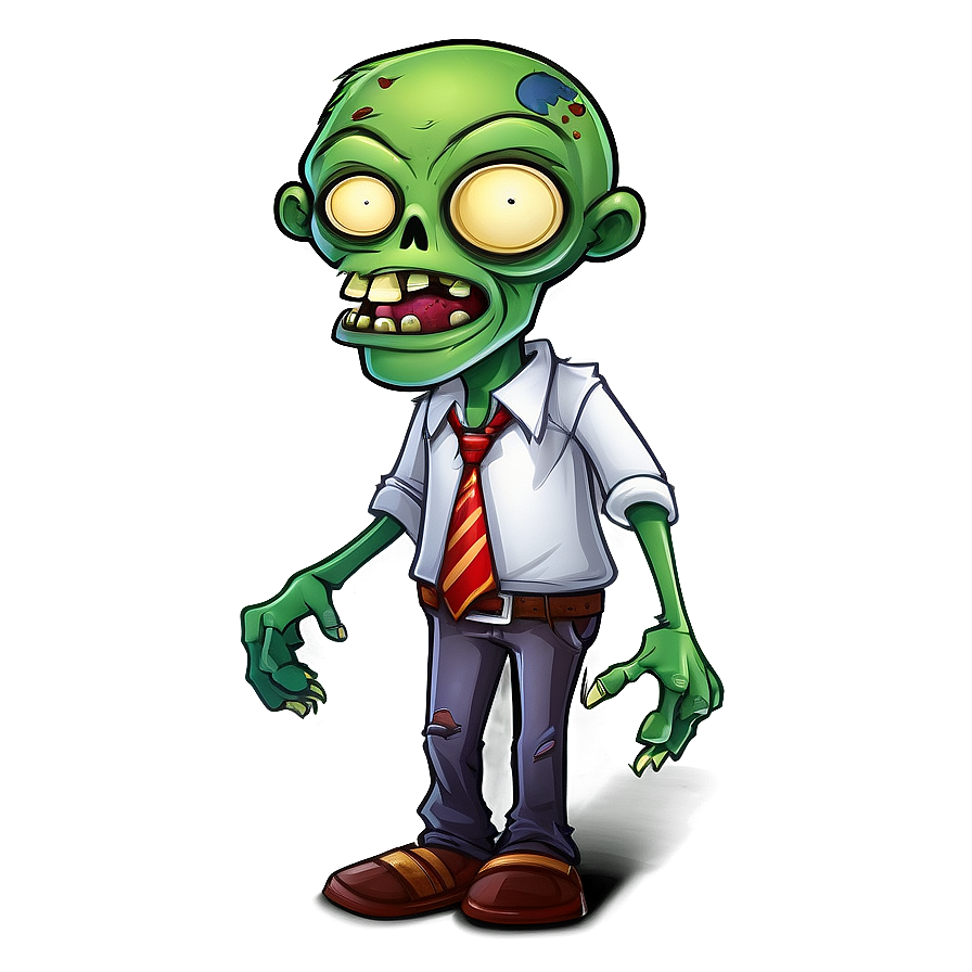 Download Cartoon Zombie Character Png 05032024 | Wallpapers.com