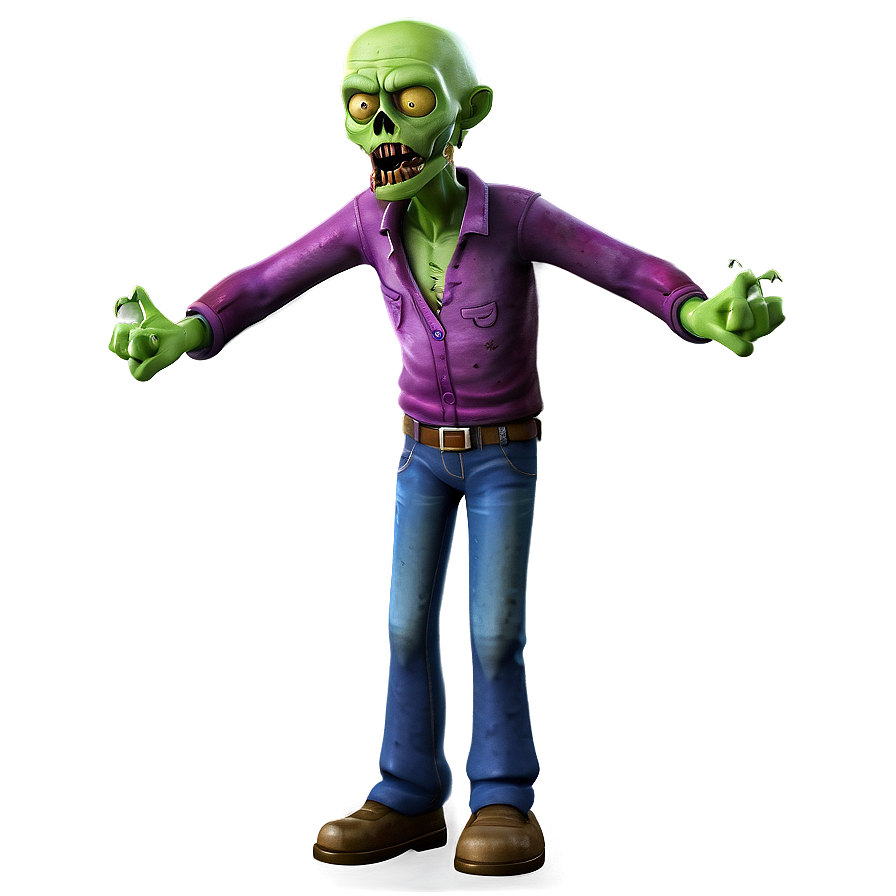 Download Cartoon Zombie Character Png 25 | Wallpapers.com