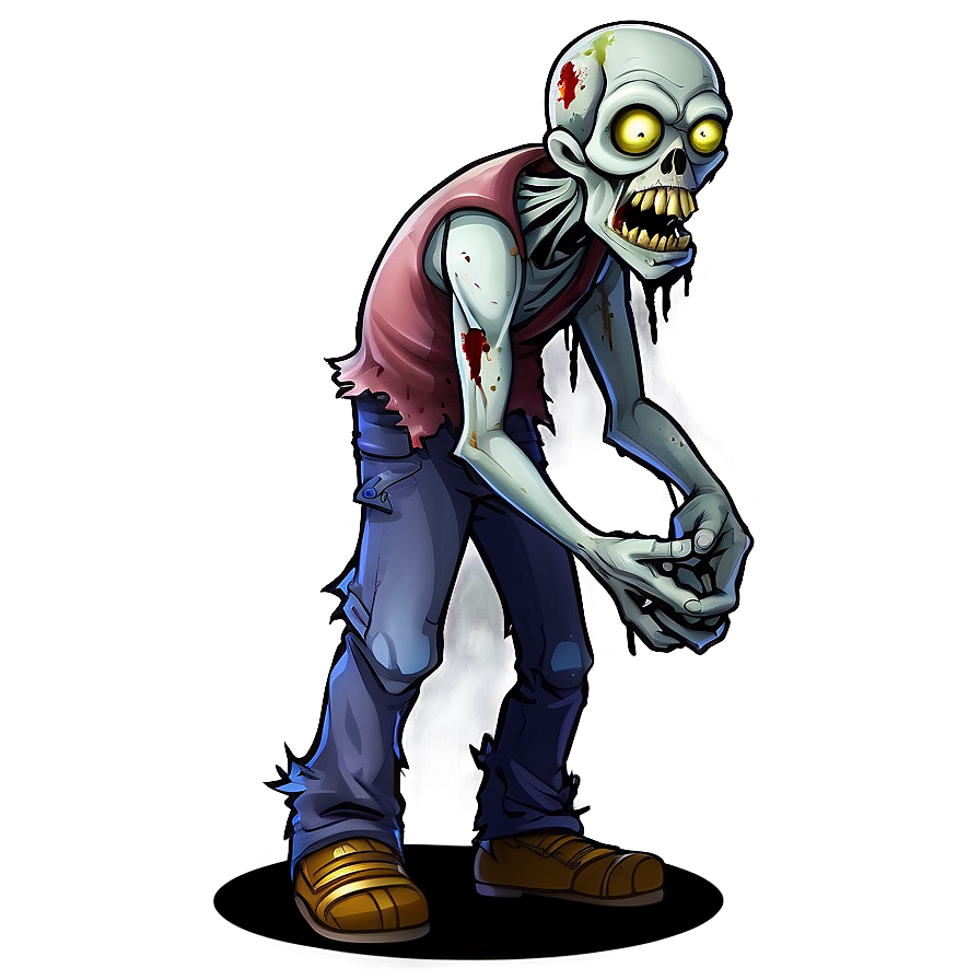 Cartoon Zombie Character Png Lhj21 PNG