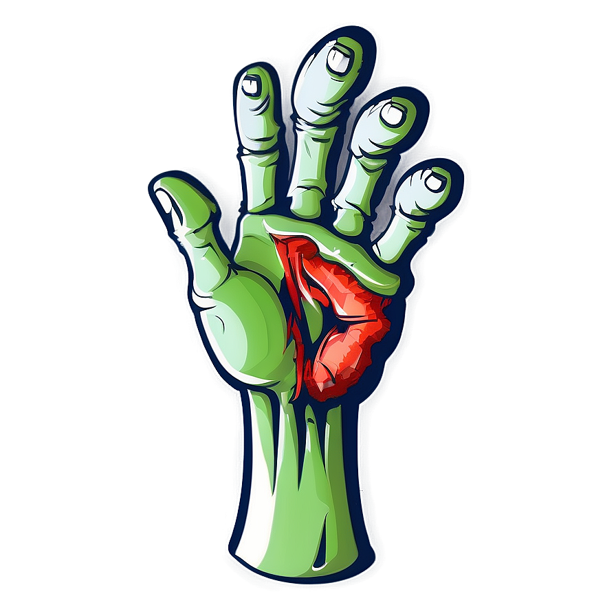 Cartoon Zombie Hand Png Lpi PNG