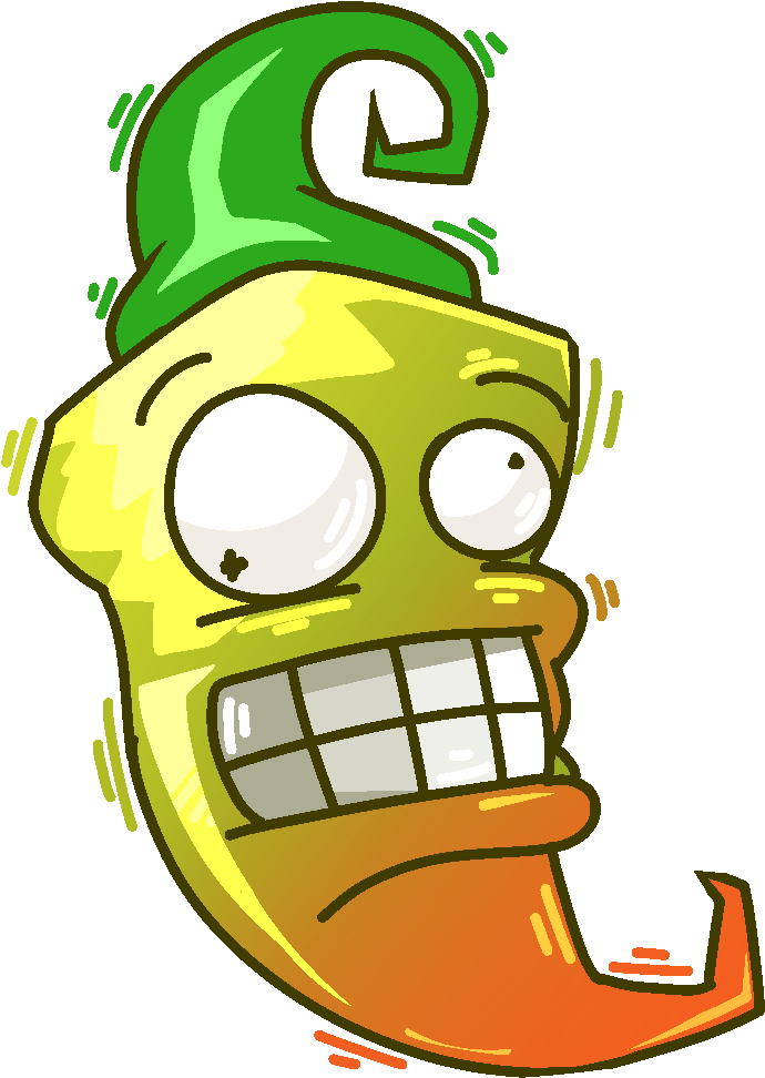Cartoon Zombie Head Expression PNG
