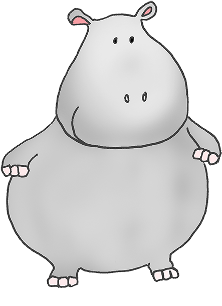 Cartoon_ Hippo_ Character.png PNG