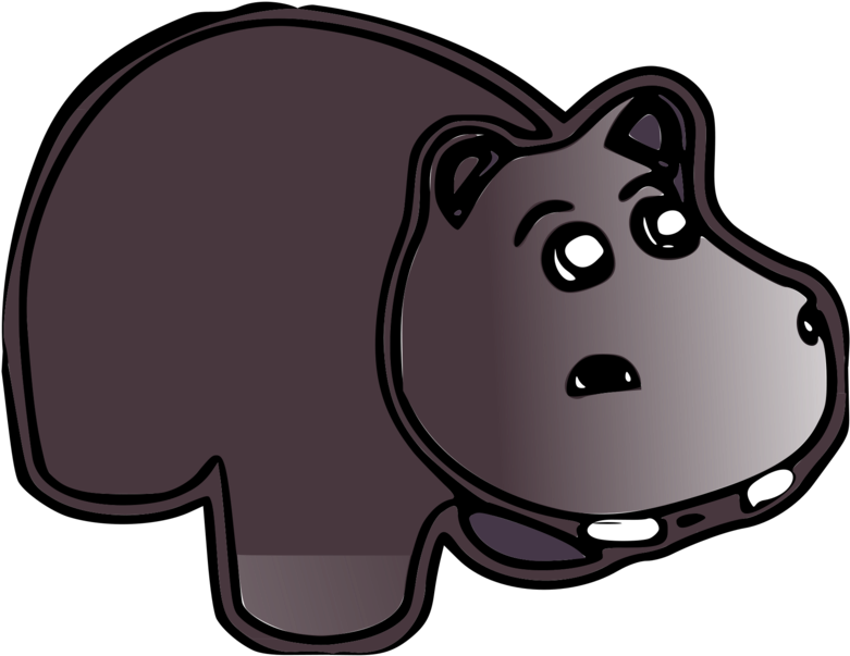 Download Cartoon_ Hippopotamus_ Head_ Vector | Wallpapers.com