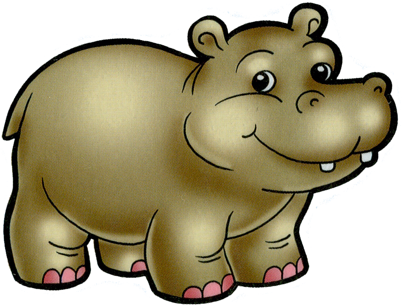 Cartoon_ Hippopotamus_ Smiling.png PNG