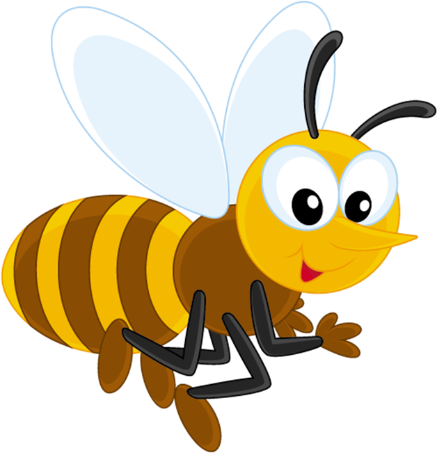 Cartoon_ Honey_ Bee_ Character PNG