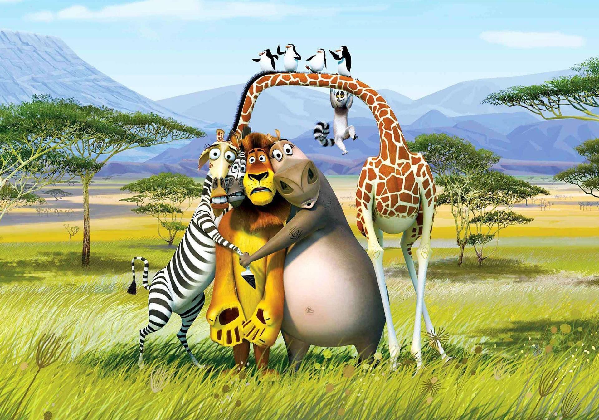 Cartoons In Madagascar: Escape 2 Africa Picture