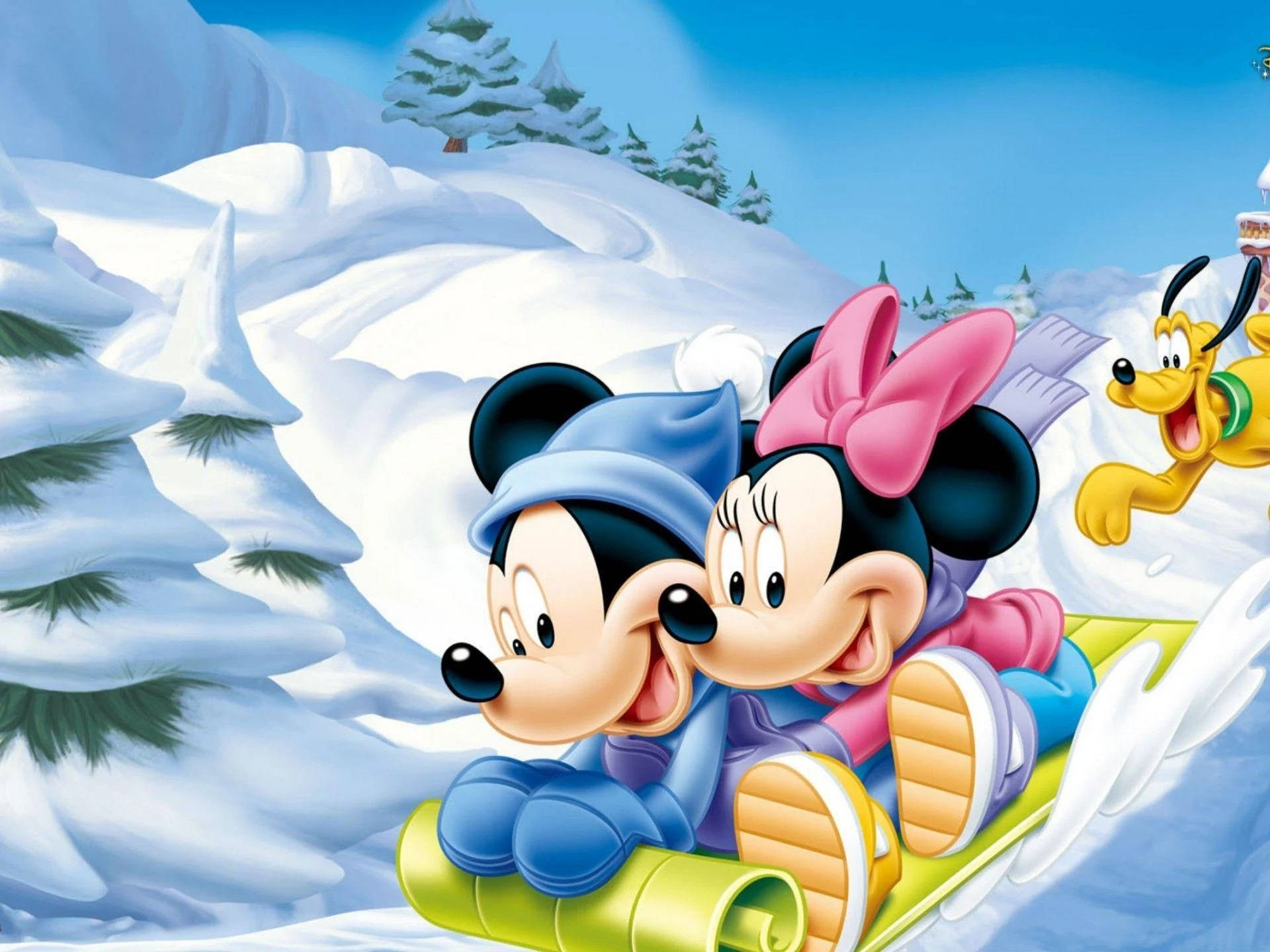 Cartoons Mickey And Minnie Wallpaper