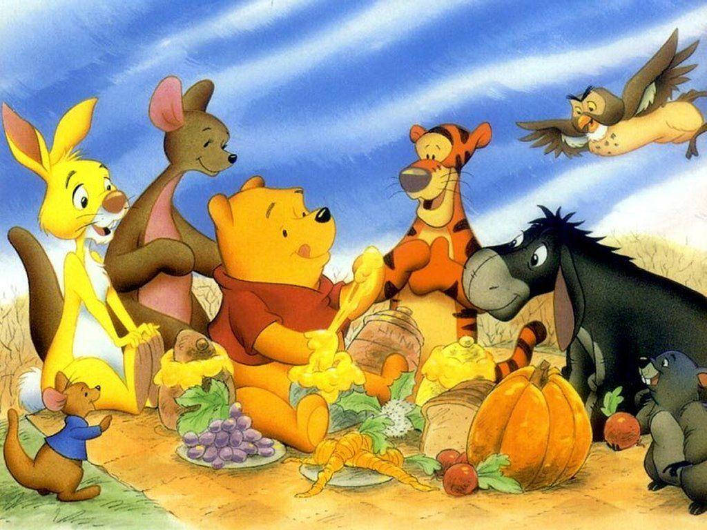 Cartoons Winnie And Friends Background