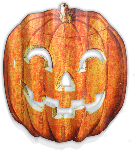 Carved Halloween Pumpkin Graphic PNG