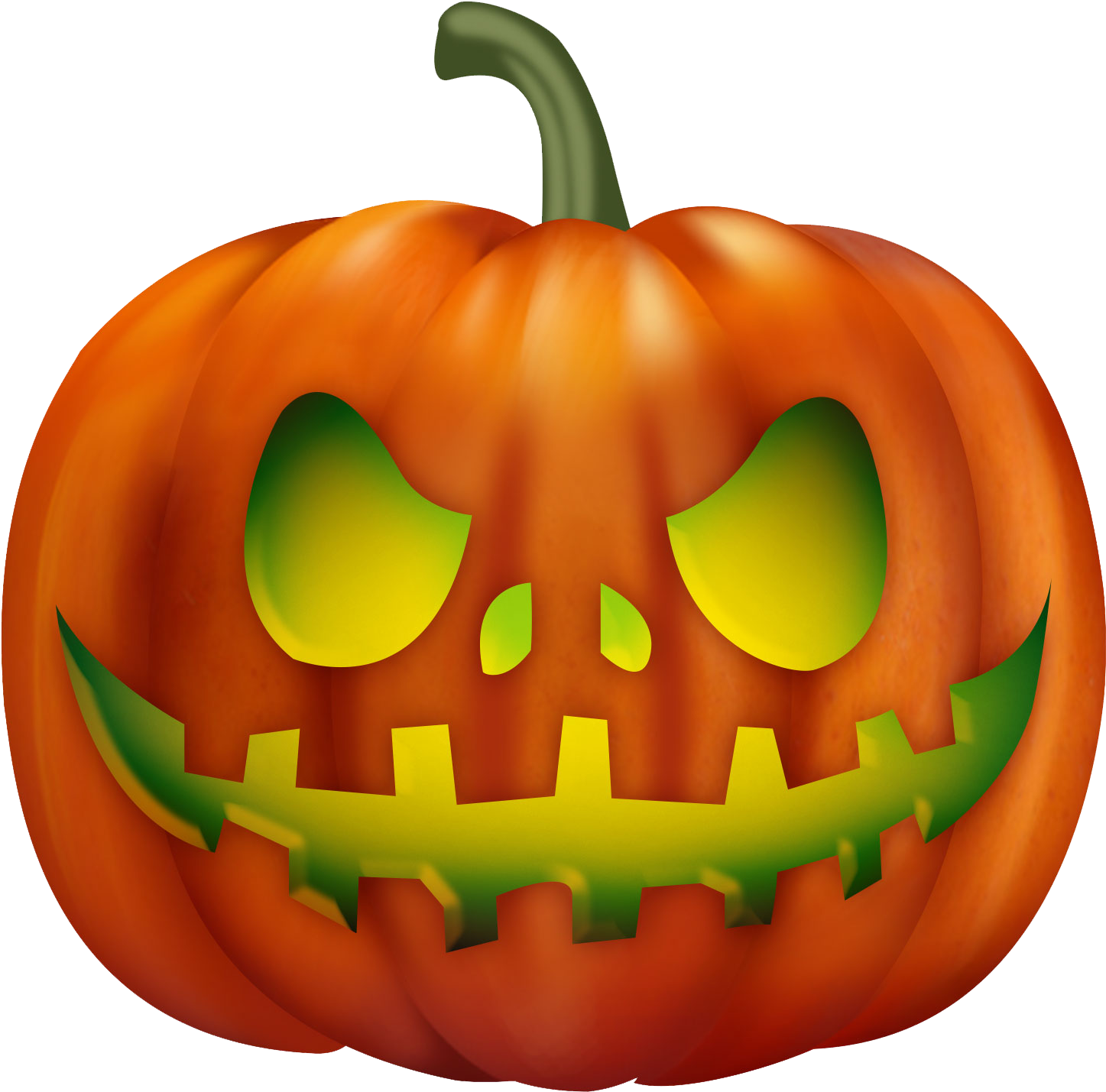 Carved Halloween Pumpkin Graphic PNG