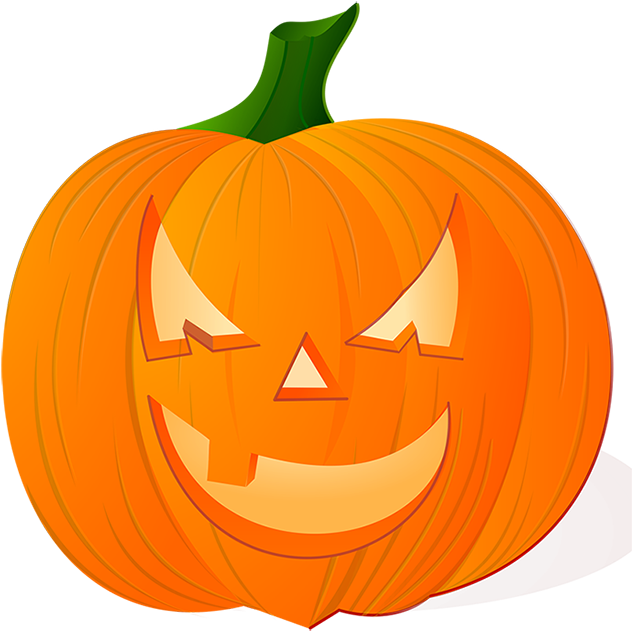 Carved Halloween Pumpkin Graphic PNG