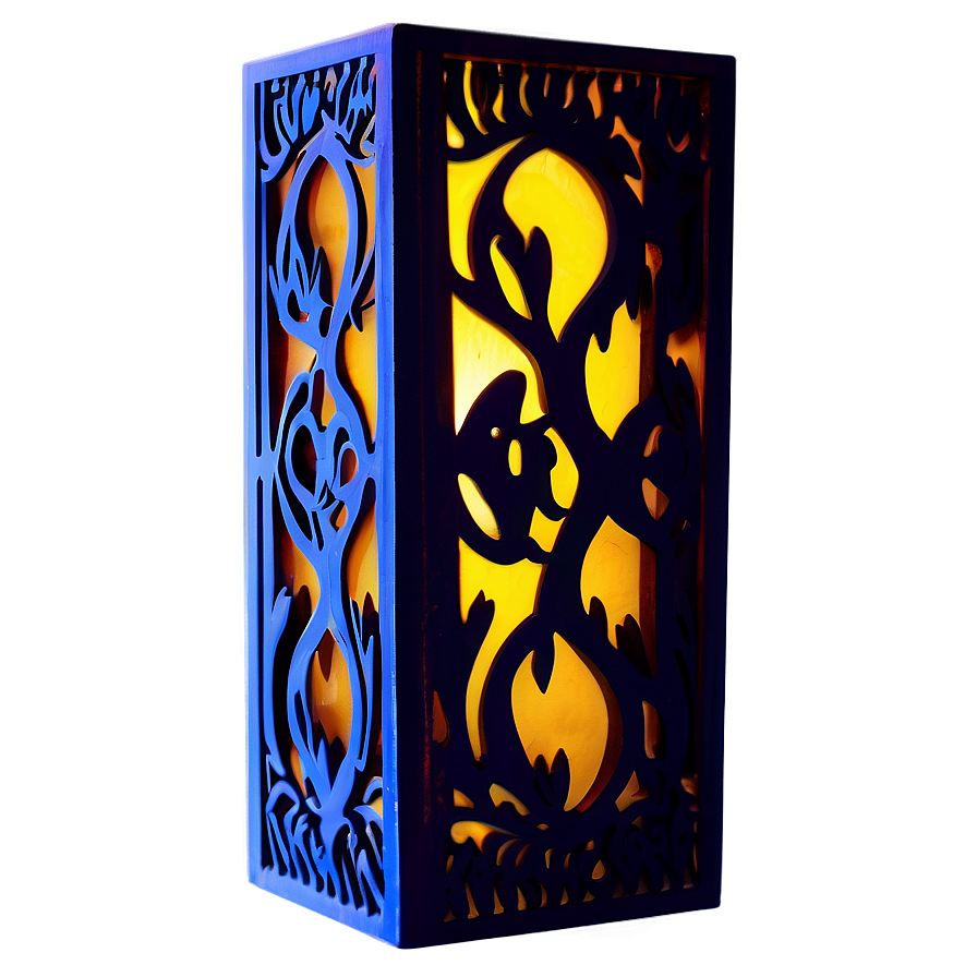 Carved Lamp Png 05252024 PNG