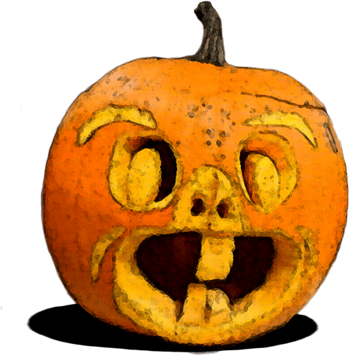 Carved Pumpkin Lantern PNG