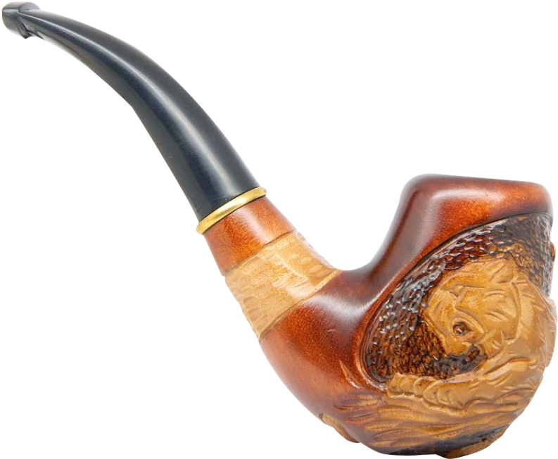 Download Carved Wooden Tobacco Pipe | Wallpapers.com