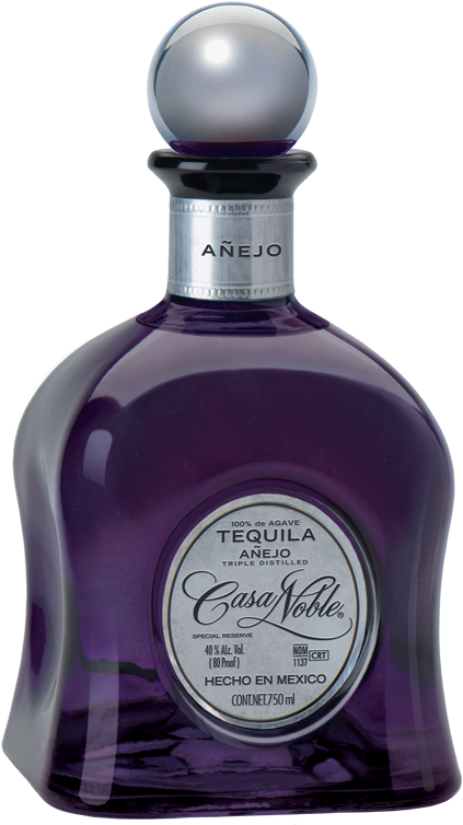 Casa Noble Anejo Tequila Bottle PNG