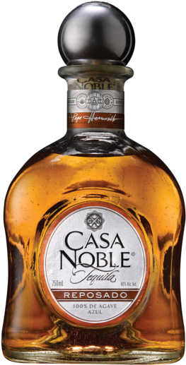 Casa Noble Reposado Tequila Bottle PNG