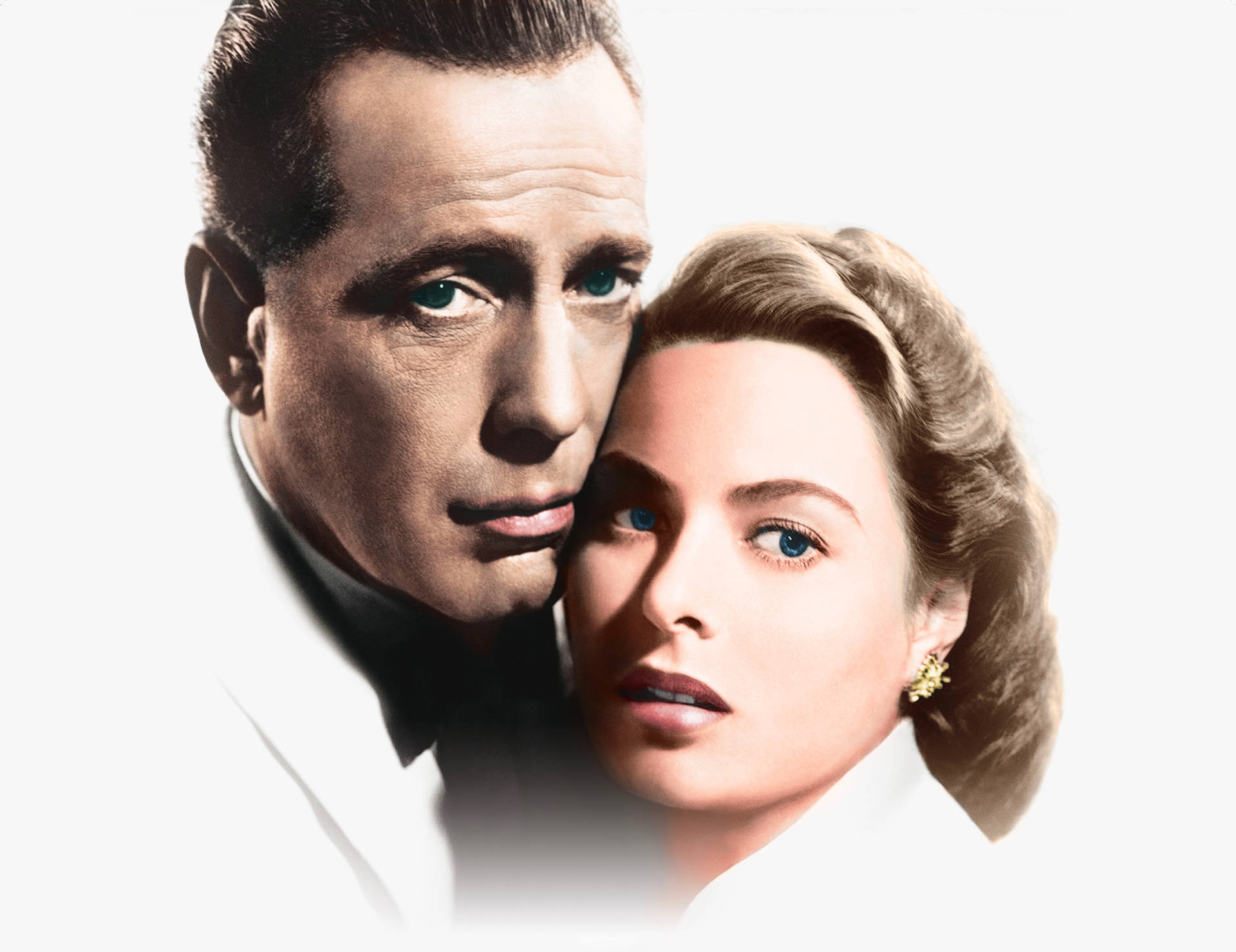 Casablanca Elskere Rick Og Ilsa Wallpaper