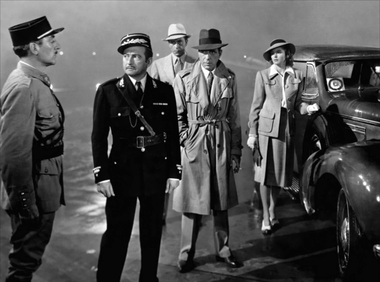 Casablanca Film Afslutning Scene Wallpaper