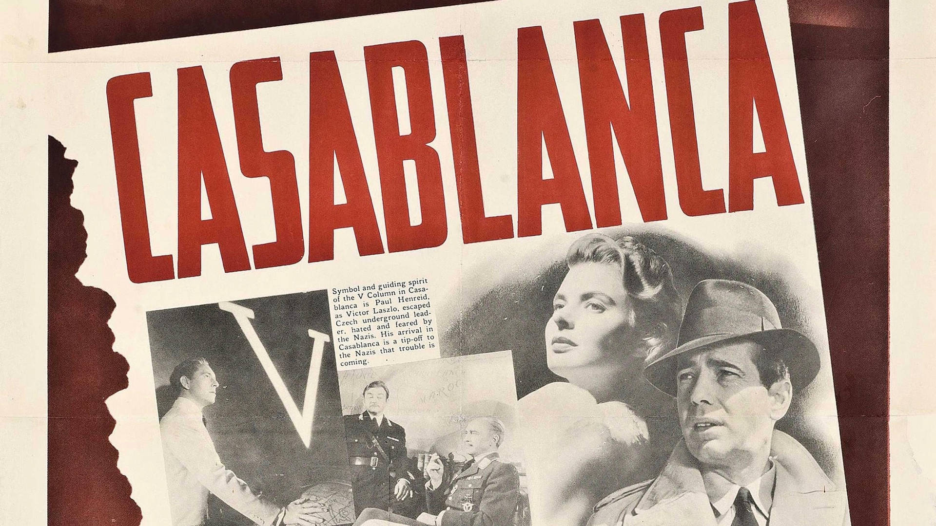 Casablanca Film Plakat Wallpaper