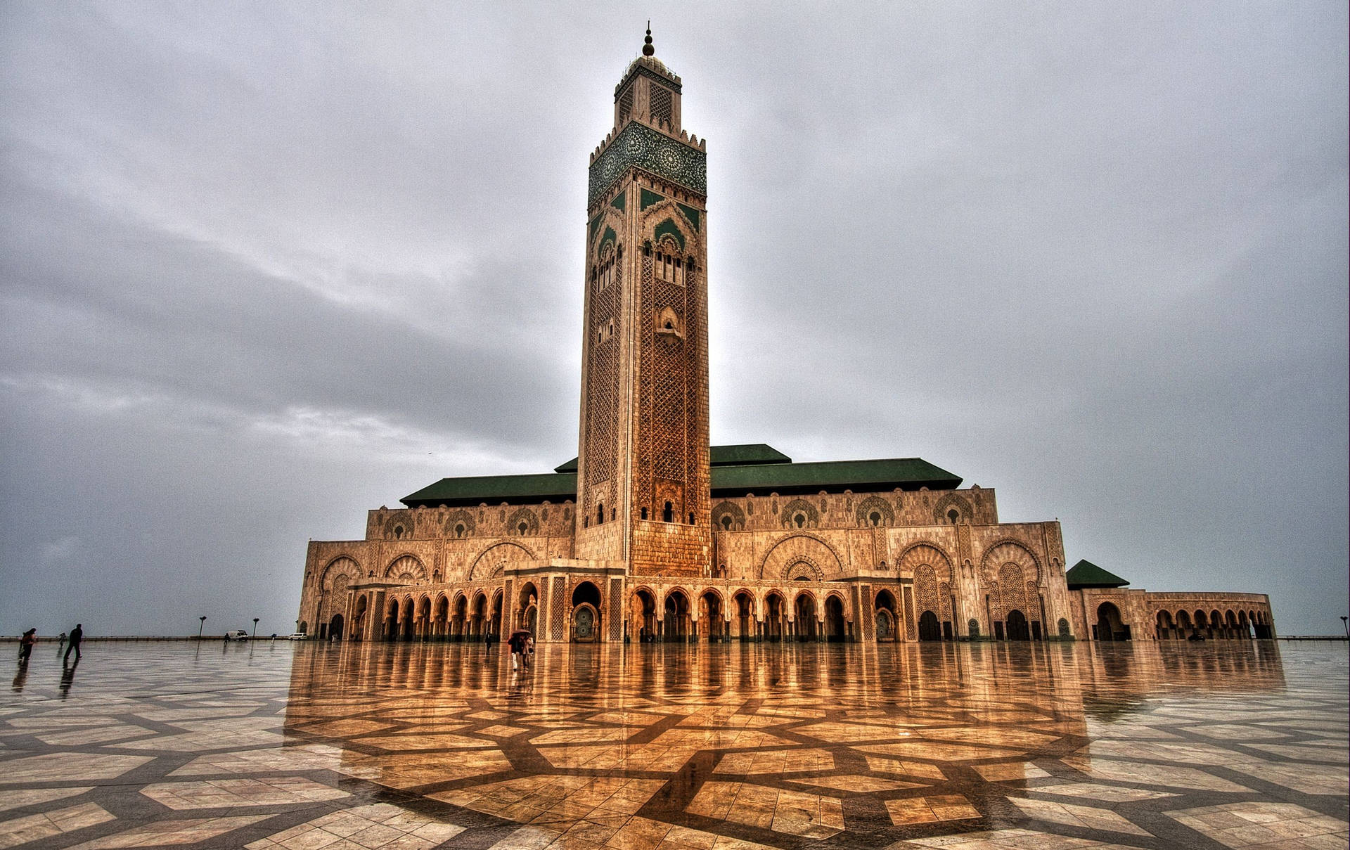 Casablancamezquita Hassan Ii. Fondo de pantalla