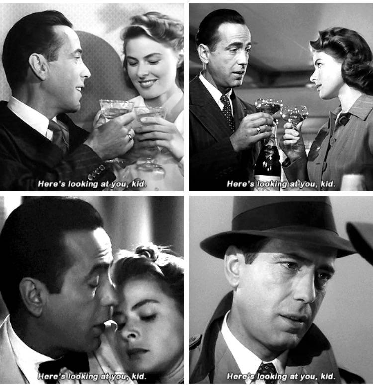 Casablancaschauendes-meme Mit Dir Wallpaper