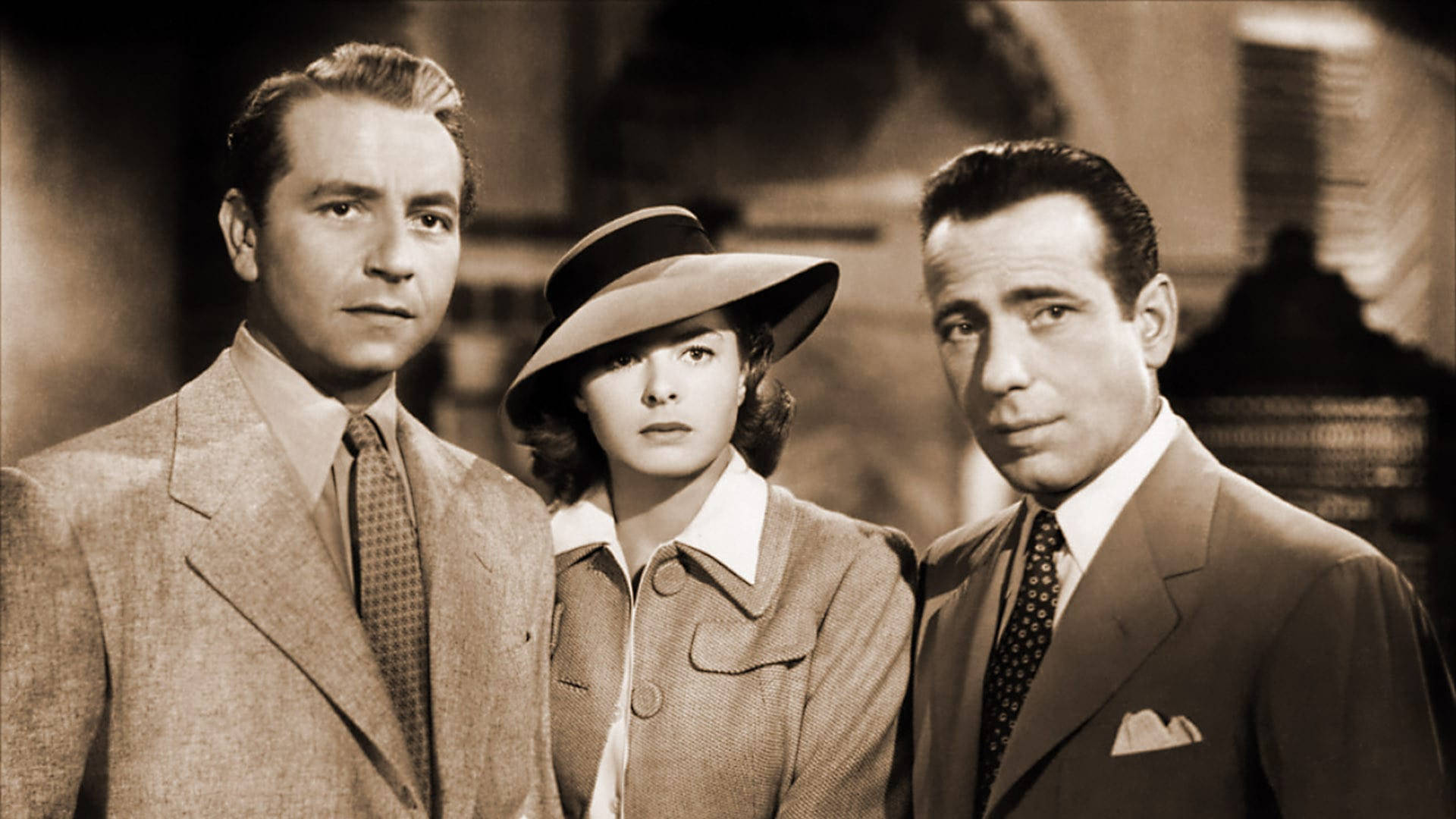 Casablanca filmfigurer stilscenedemotivet Wallpaper