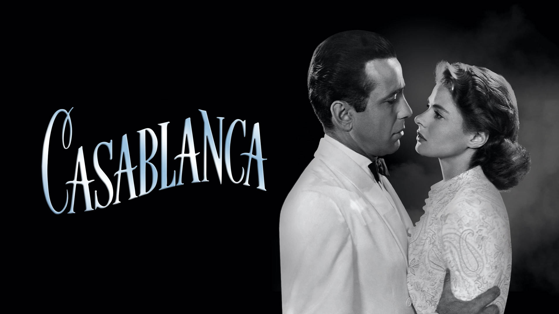 Casablanca Sort Og Hvid Æstetik Wallpaper