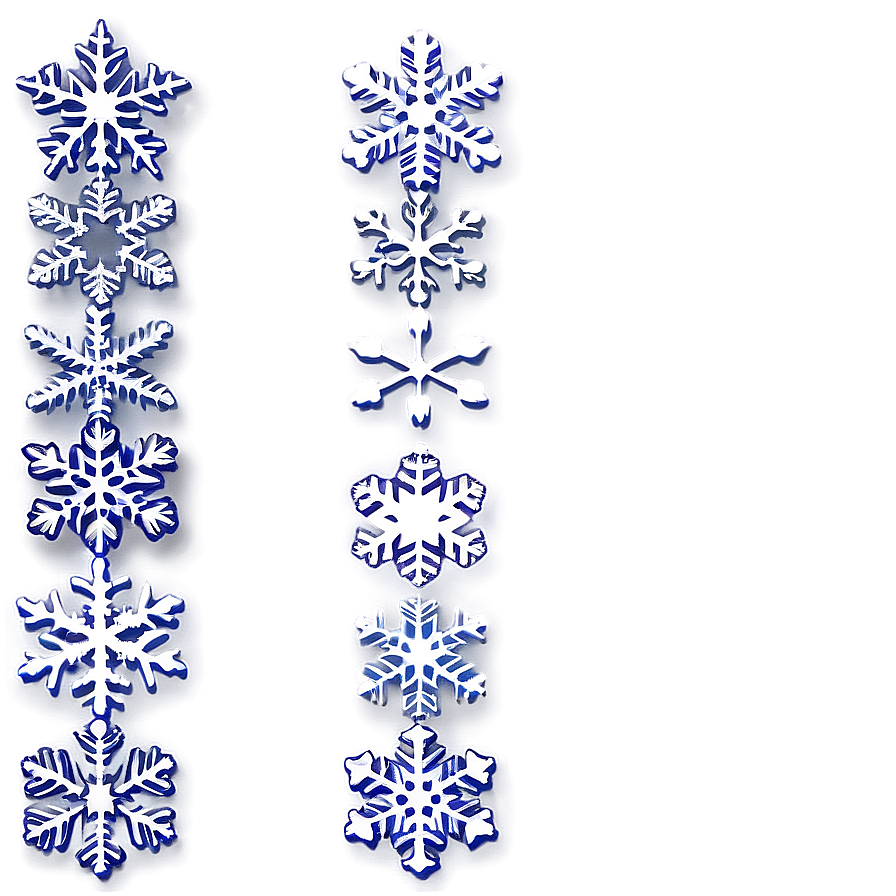 Cascading Snowflake Effect Png Ojl PNG