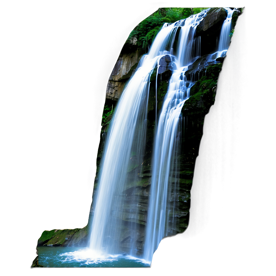 Cascading Waterfall Png Lax85 PNG