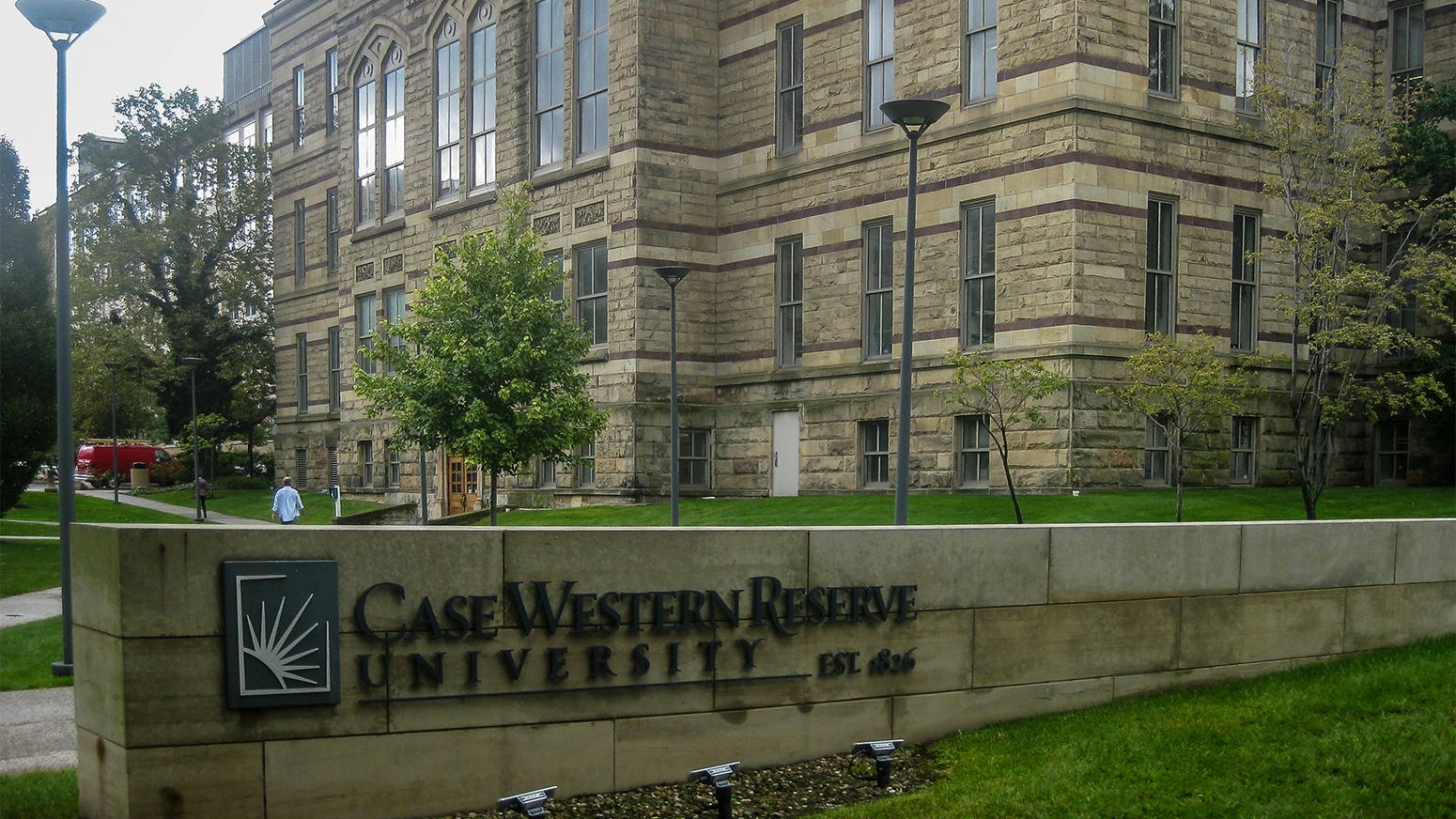 Case Western Reserve University Campus Sign Wallpaper