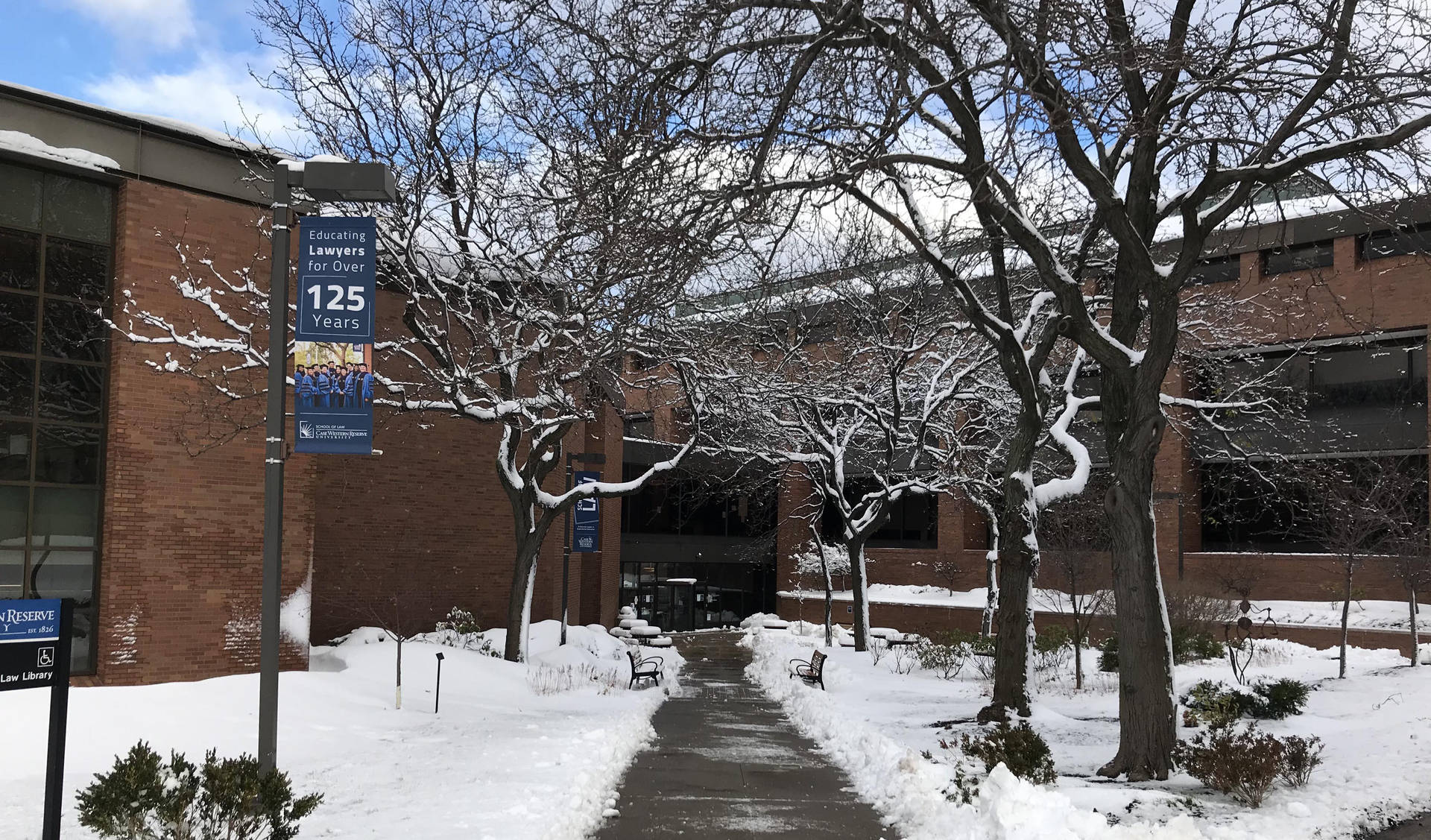 Case Western Reserve University Winter Picture