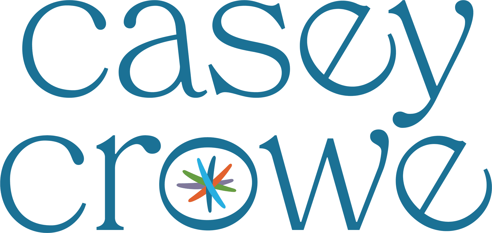 Casey Crow Logo_ Blue Background PNG