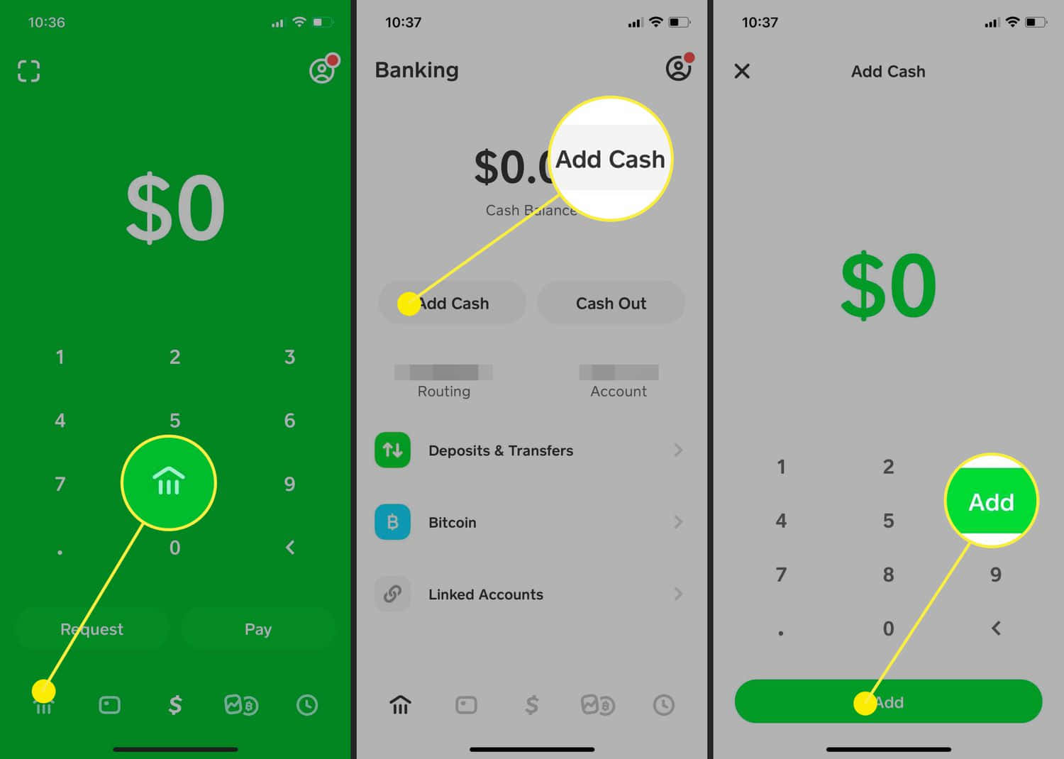 "Send, receive and manage your money with Cash App Balance"