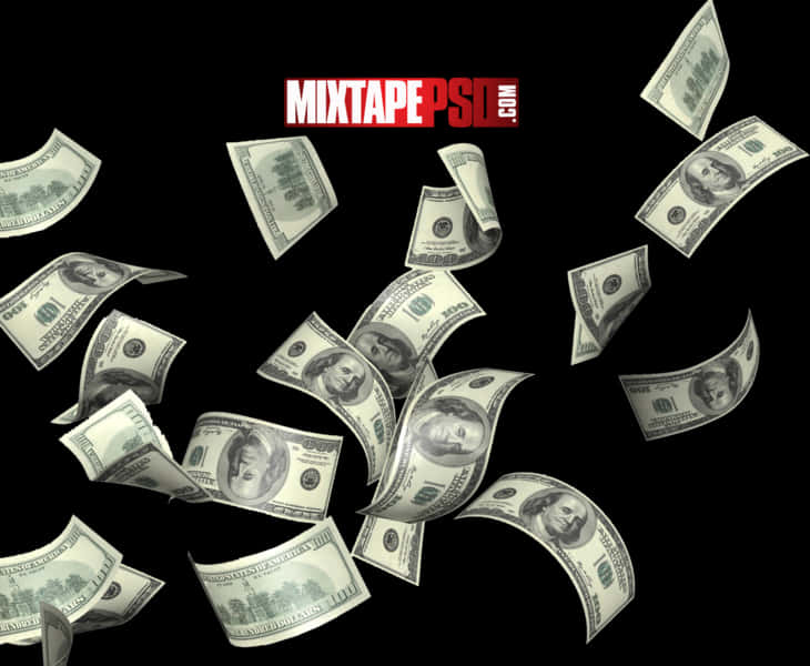 Download Cash Rain Mixtape Cover Design | Wallpapers.com