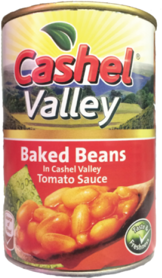 Cashel Valley Baked Beans Tomato Sauce Can PNG
