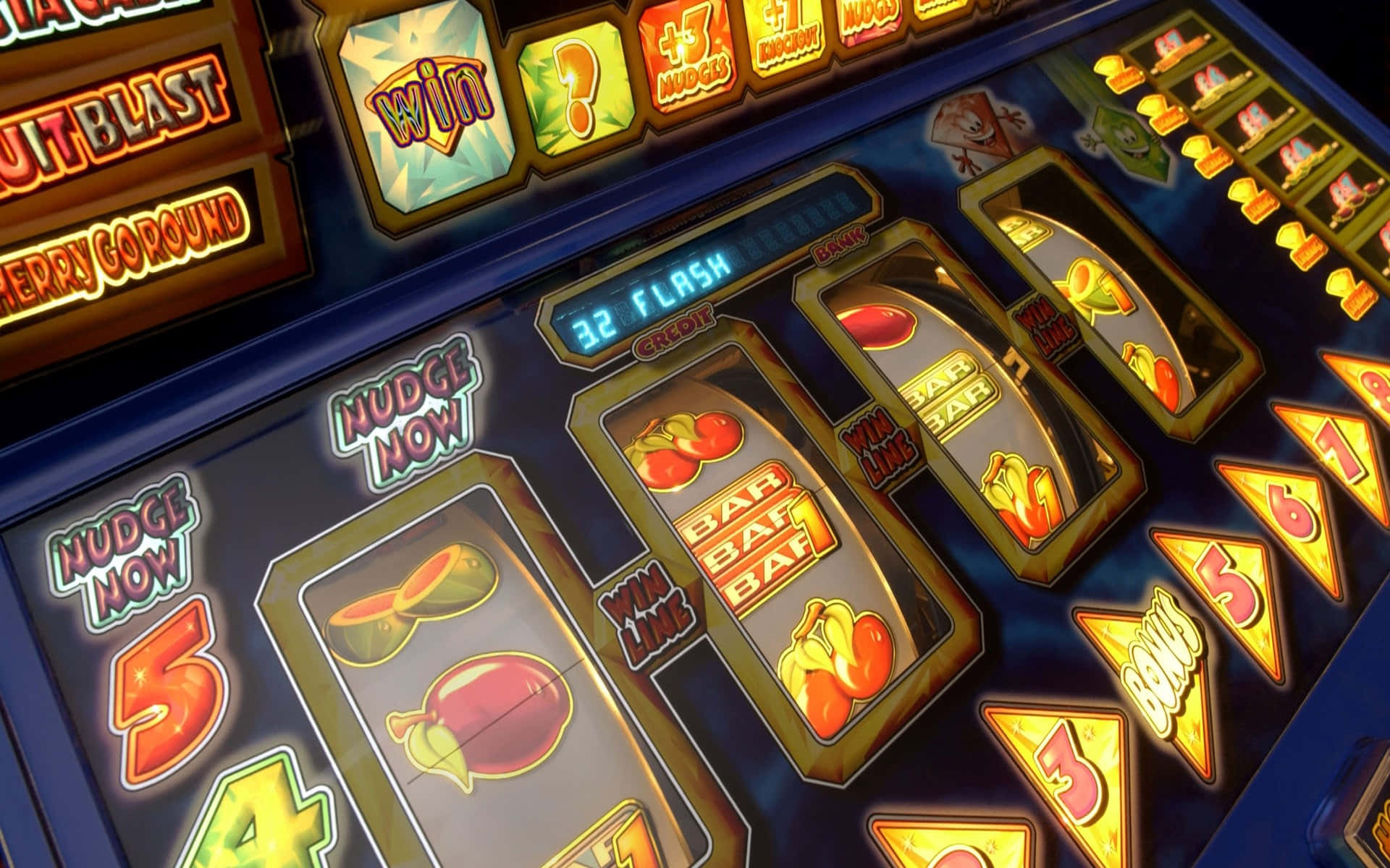 Download Cool Slot Machine Casino Background | Wallpapers.com