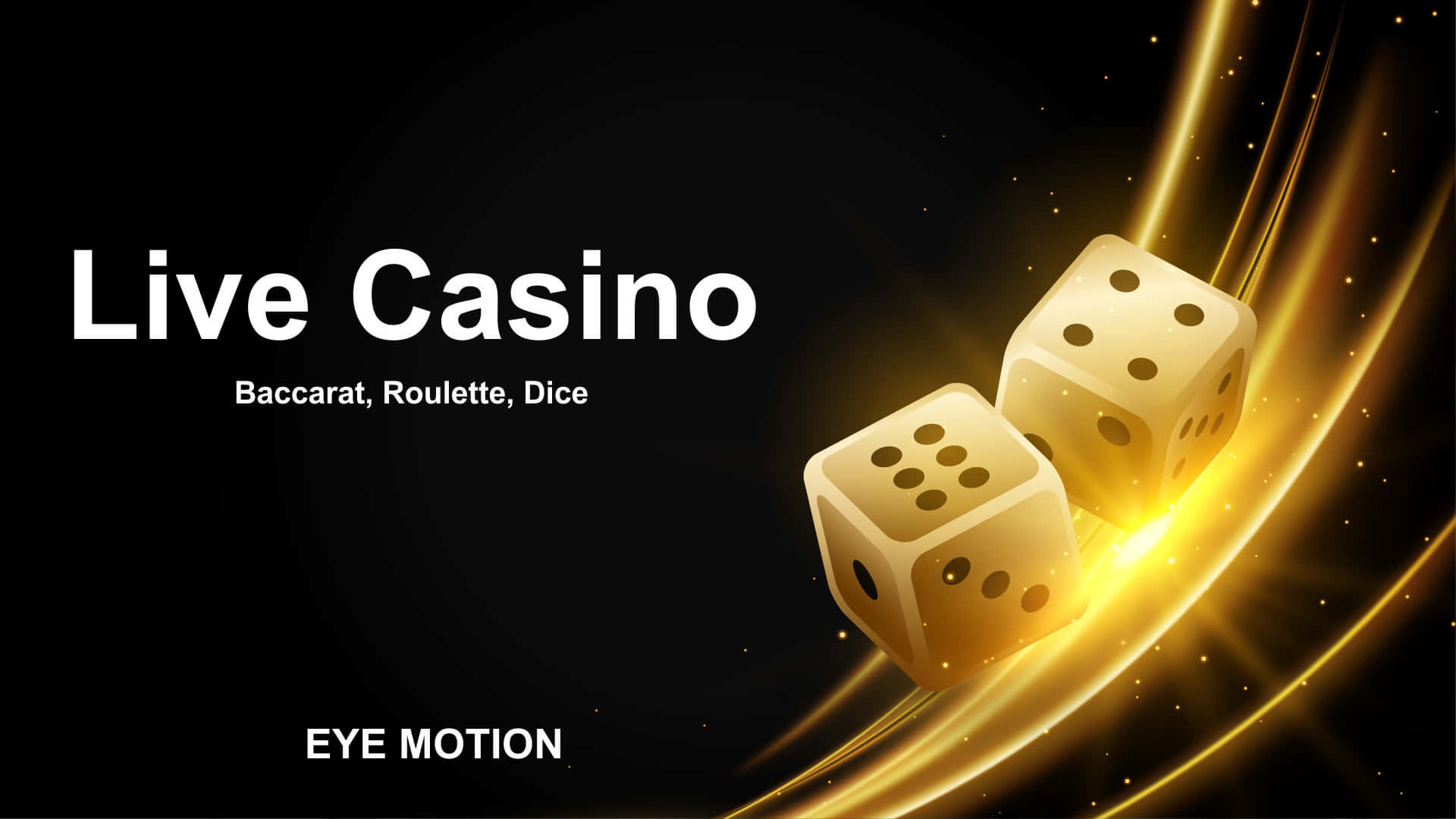 Black And Gold Casino Background
