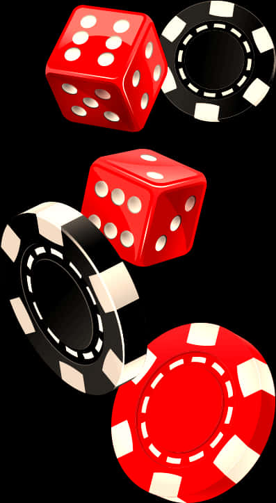 Casino Diceand Chips PNG