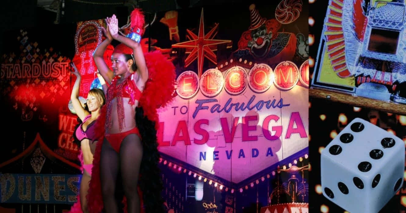 Meravigliosaimmagine Delle Ballerine Del Casinò Di Las Vegas Nevada.