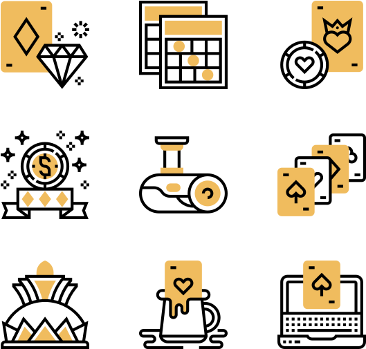 Casino_and_ Gambling_ Icons_ Set PNG