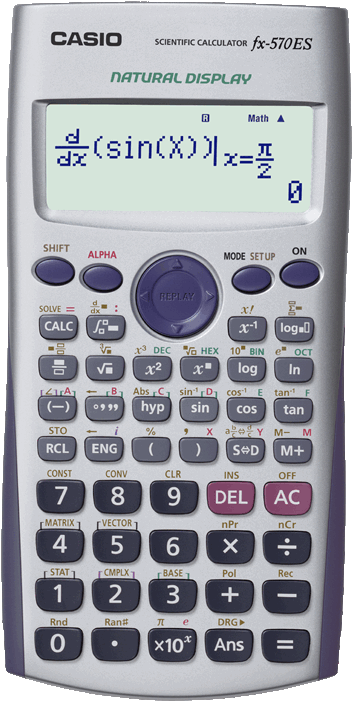 Casio F X570 E S Scientific Calculator PNG