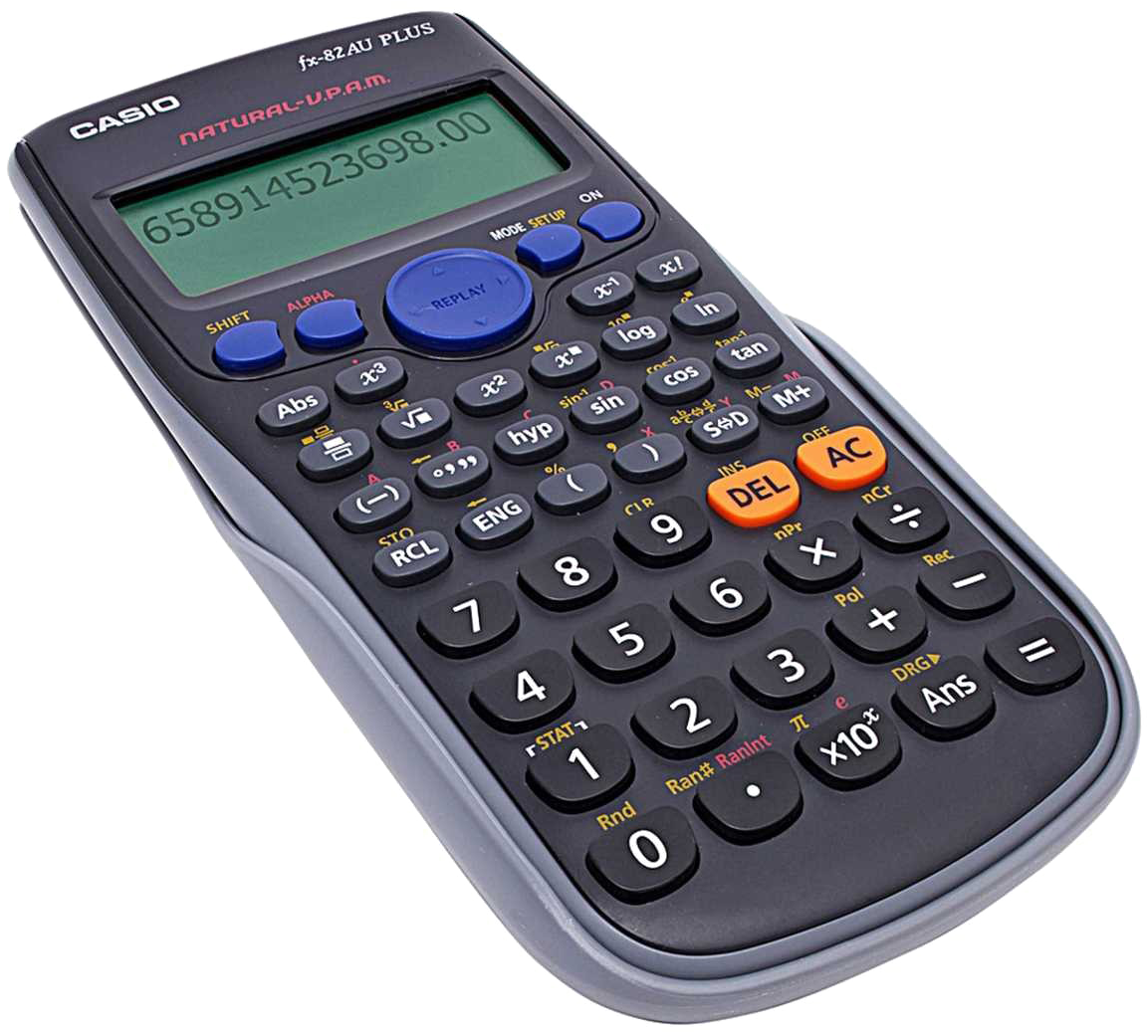 Casio Scientific Calculator F X82 A U Plus PNG