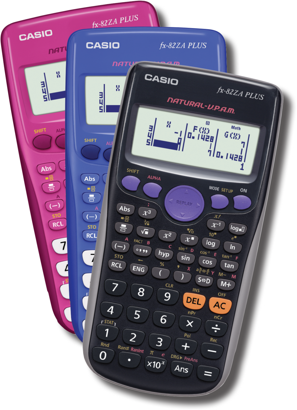 Casio Scientific Calculators F X82 Z A Plus PNG