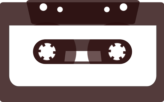 Cassette Tape Graphic PNG