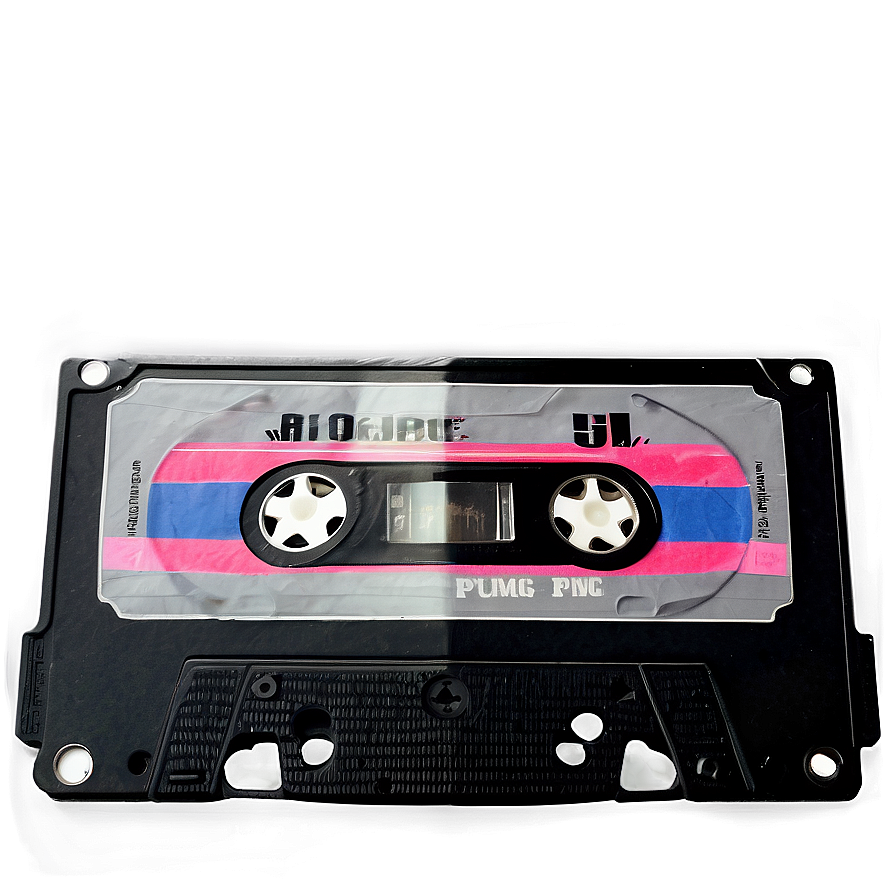 Cassette Tape With Label Png 05252024 PNG