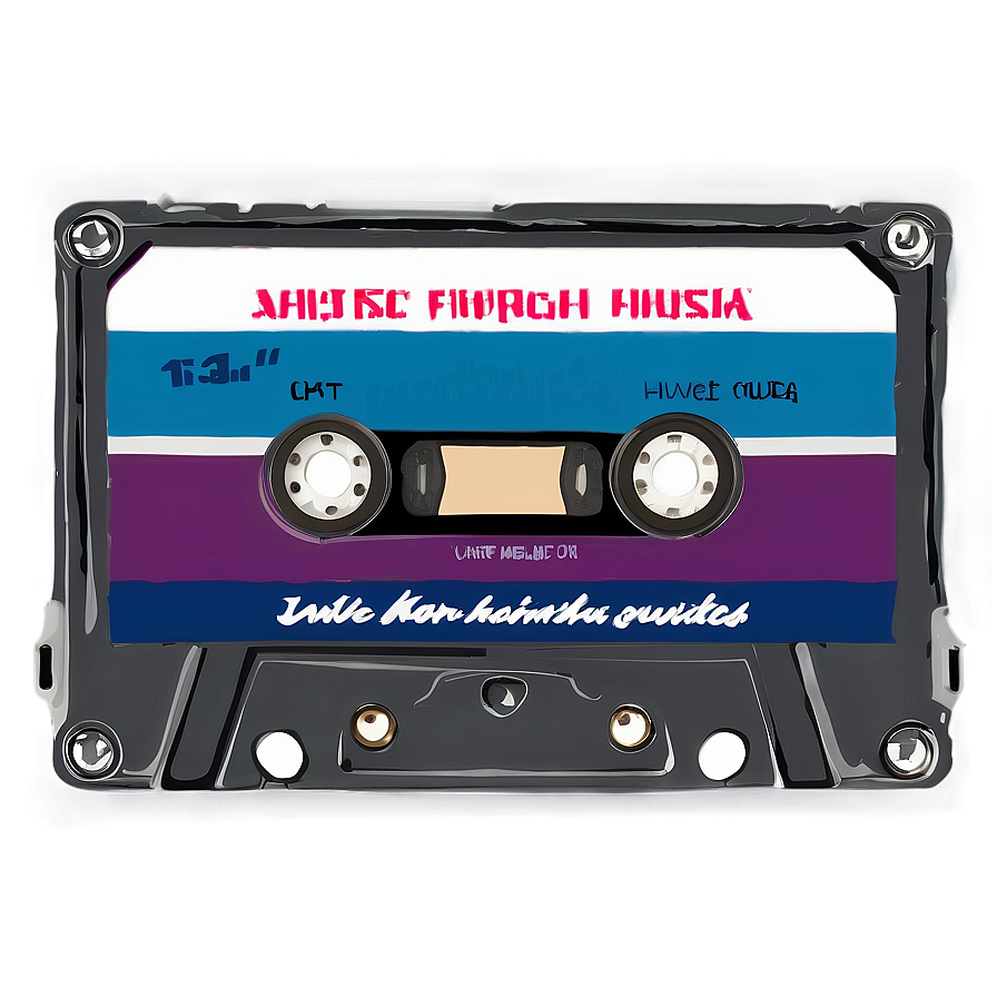 Cassette Tape With Label Png Ihw PNG